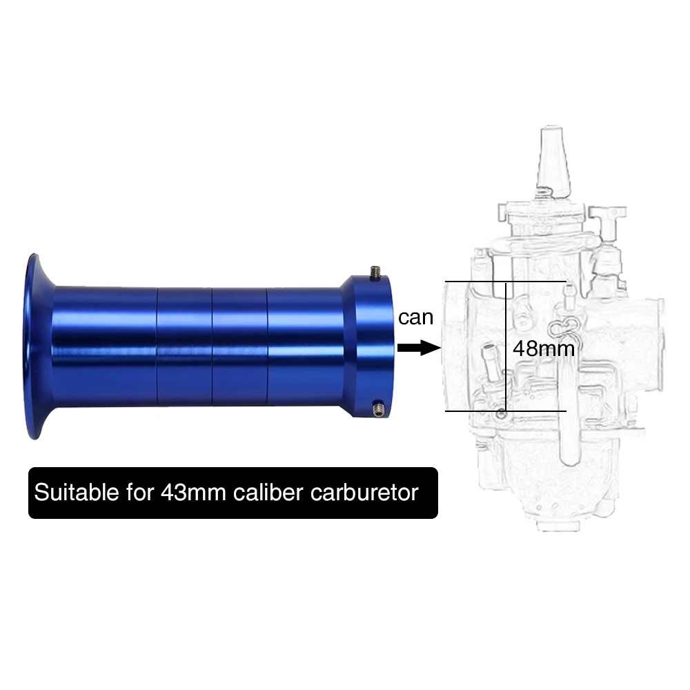 

ZSDTRP Motorcycle 36mm 38mm 40mm Air Filter Cup Wind Cup Horn Cup for 48mm PE26 Carburetor