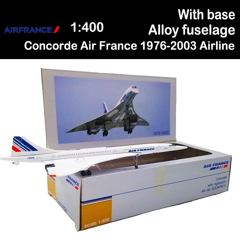 

15CM 1:400 Concorde Air France 1976-2003 Airline Model Alloy Display Toy Airplane Model Collection Kids Children Military Plane