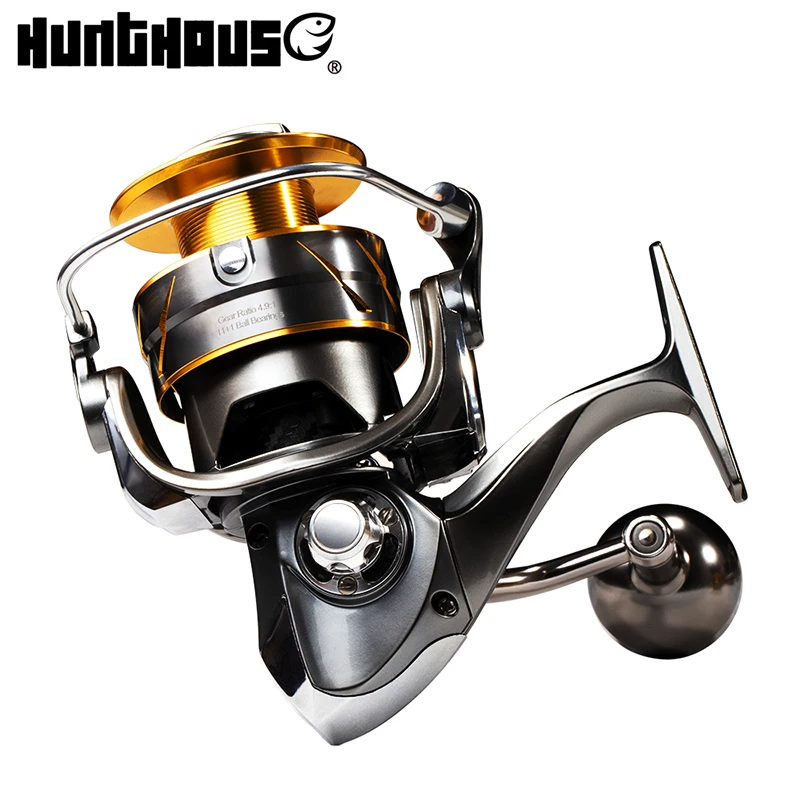 

HuntHouse full metal jigging fishing reel spinning reel Saltist LSW3000- LSW10000 Jigging Spinning trolling reel 10BB Alloy 20kg