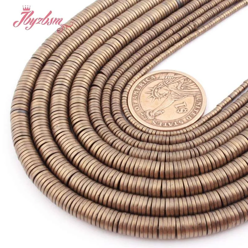 Натуральный гематитовый светильник с золотыми пуговицами Rondelle для