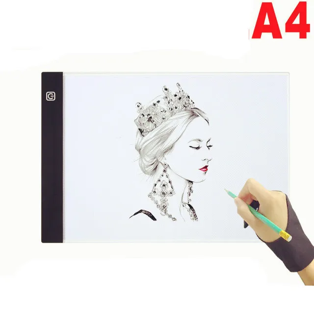 Цифровой графический планшет A4 светодиодный художественный тонкий трафарет
