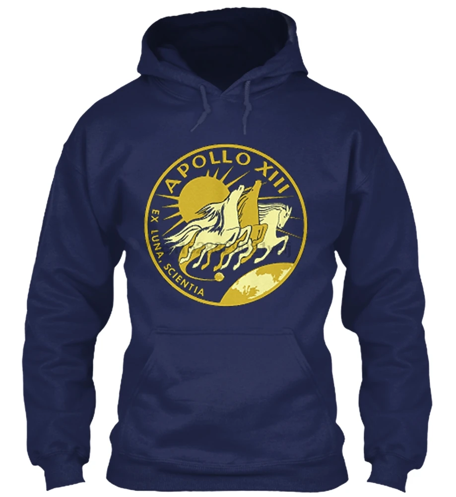 Мужская толстовка с длинным рукавом Apollo 13 женская уличная одежда |