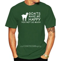 new goats make me happy t shirt men summer o neck tees adult tshirt teenage tee shirts