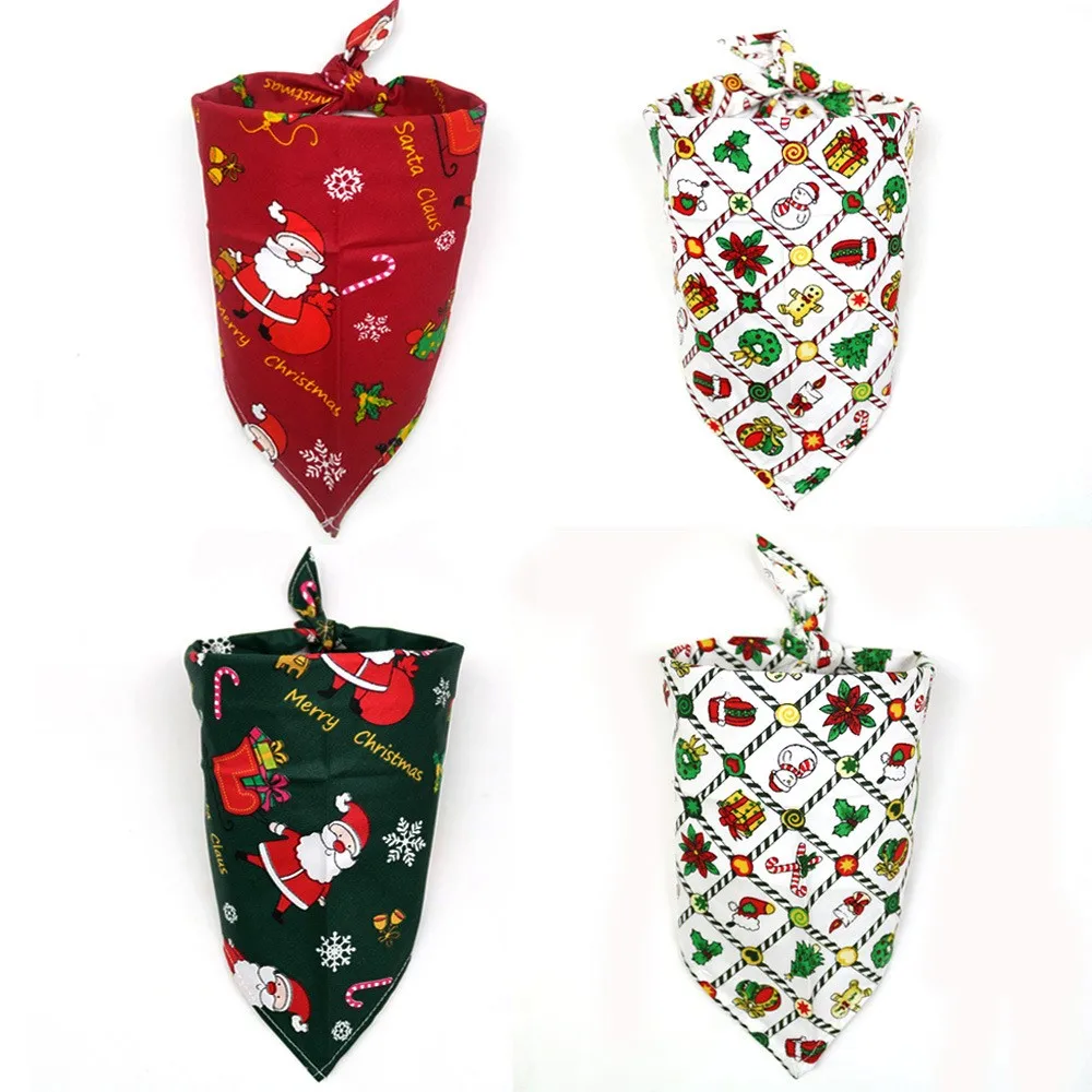 Регулируемый размер бандана для собак Pet слюнявчик полотенце фруктовый принт