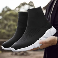 high top sneakers mens vulcanize shoes breathable men shoes slip on sock sneaker casual vulcanized sneakers tenis masculino