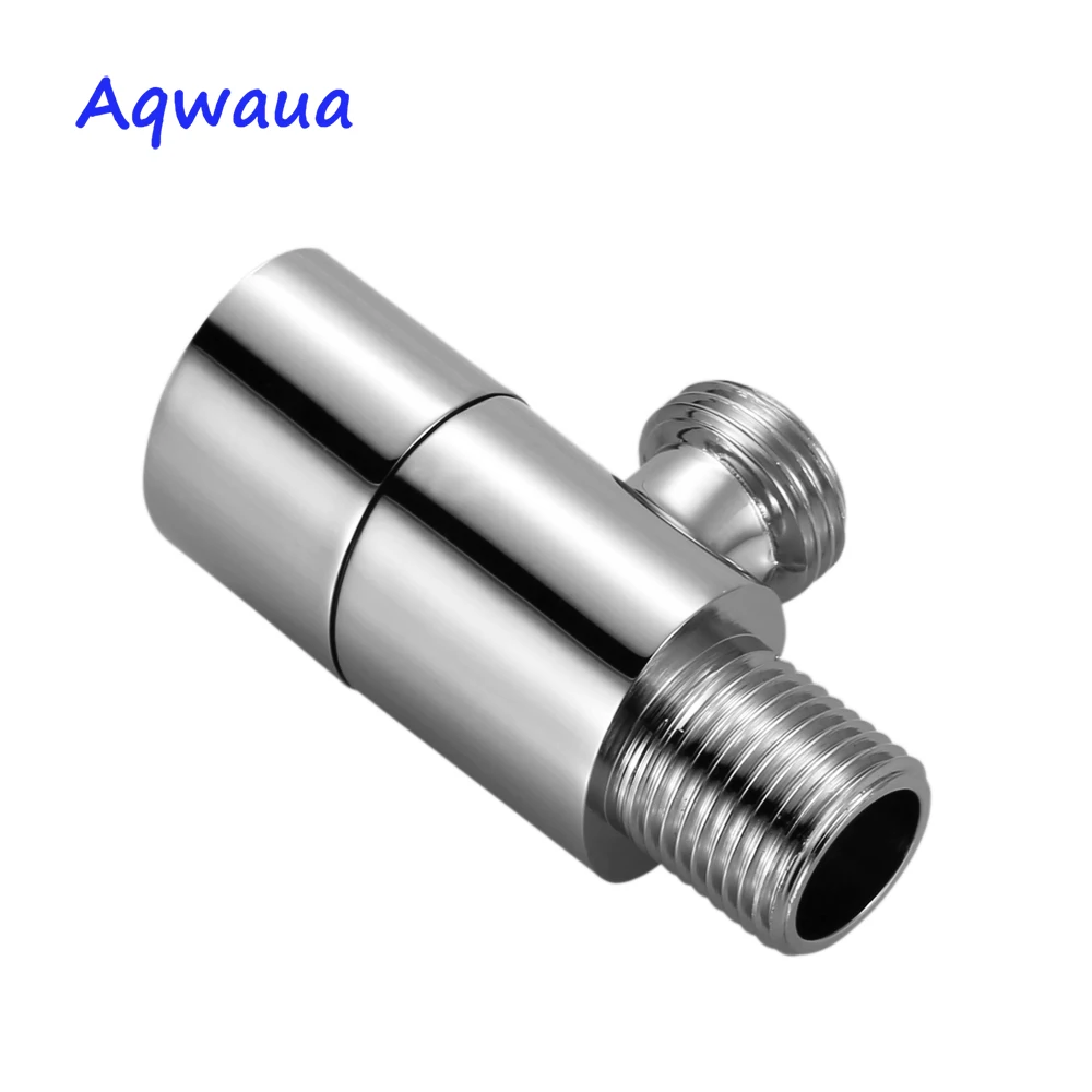 Водопроводный клапан Aqwaua Овальный угловой латунный отводной G1/2 Thread подклапан