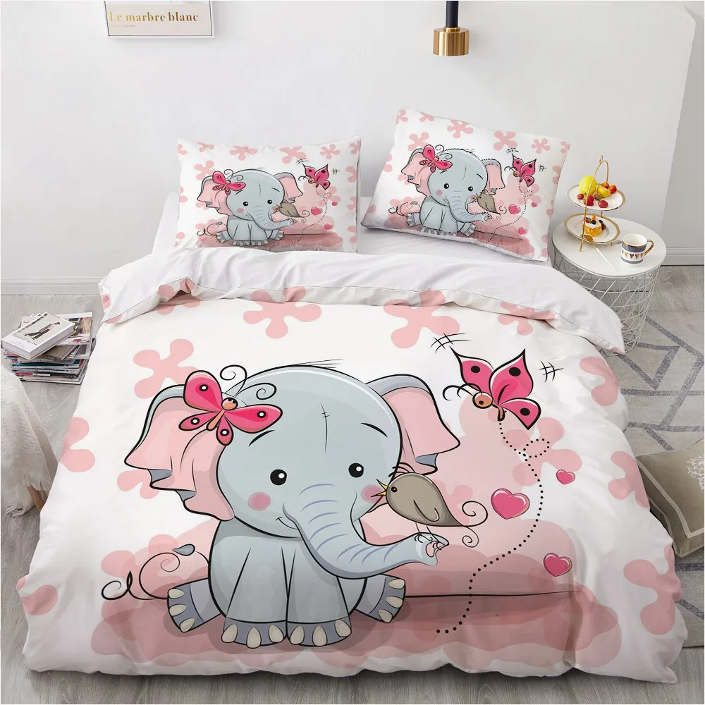 Классический 3D комплект постельного белья пододеяльник набор одеяло Король