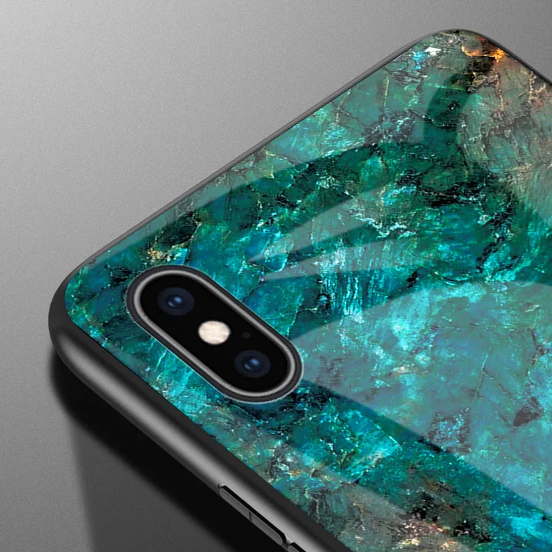 

Marble Tempered Glass For iPhone 12 Pro Case Silicon Coque For iPhone 11 Pro Max 12 Mini 7 8 6s 6 Plus X XS XR SE 2 Cases Cover