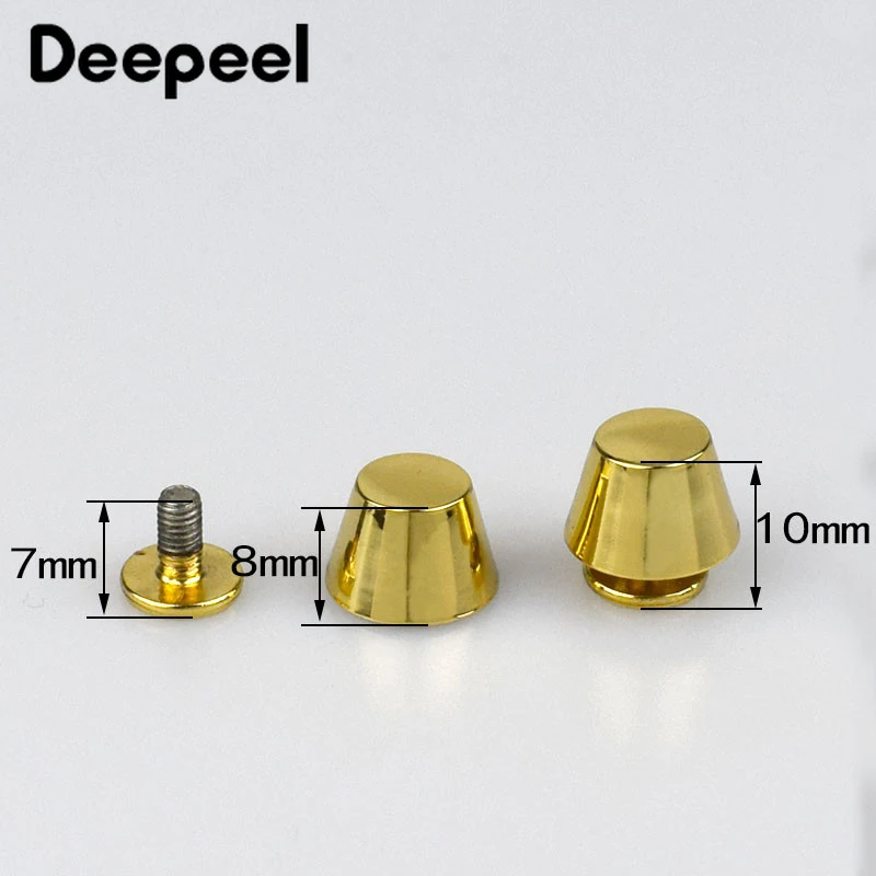 Deepeel10/20 штук сумки Овальной Головкой Винт заклепки из натуральной кожи