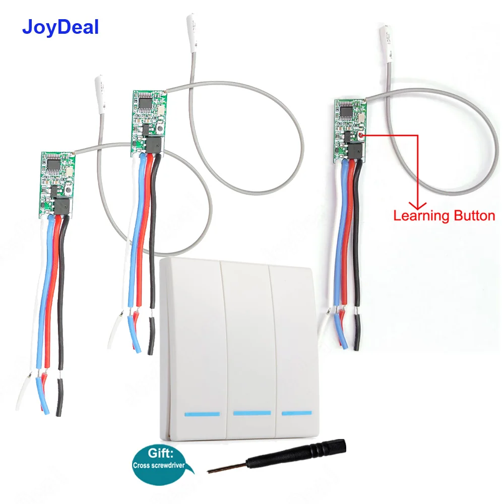 

DC 5V 6V 9V 12V 24V Mini Relay Wireless Switch Remote Control Power LED Lamp Controller Micro Receiver Transmitter Lights Switch