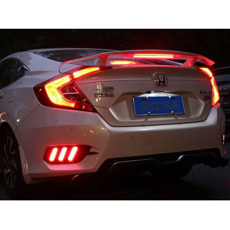 

Спойлер для Honda Civic, высококачественный спойлер из АБС-материала для заднего крыла автомобиля, задний спойлер праймера цвета для Honda Civic 2016-2017
