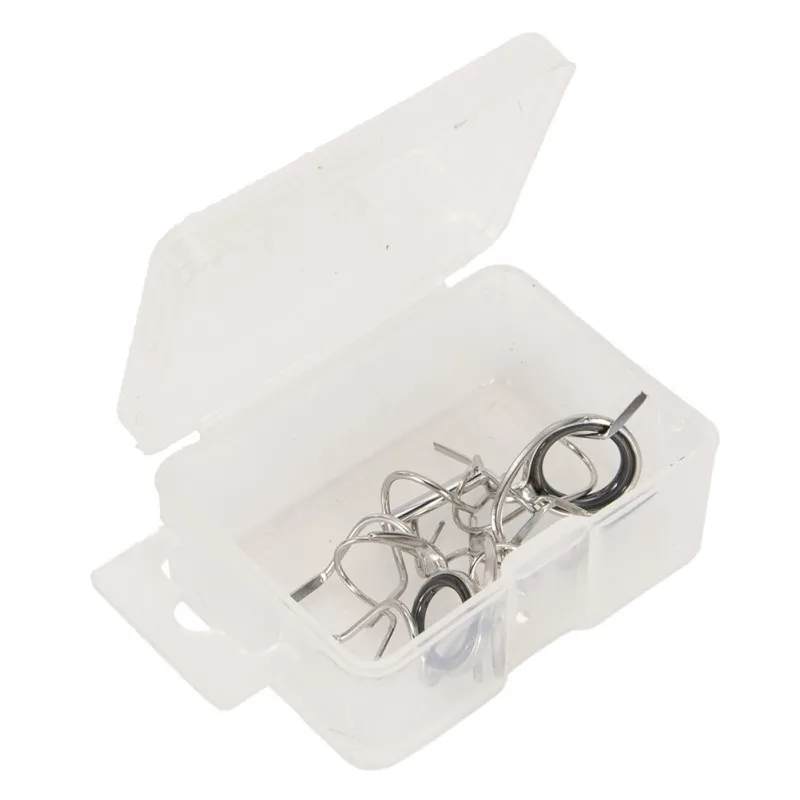 1 комплект Удочка направляющая глаз Нержавеющая сталь летучей рыбы смешанные