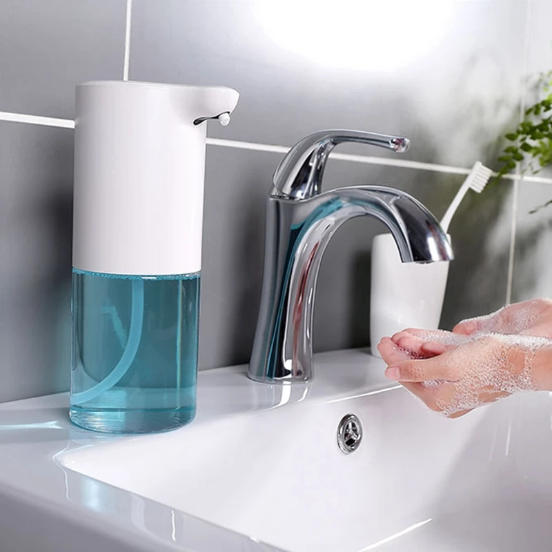 

Touchless Bathroom Dispenser Smart Sensor Liquid Soap Dispenser for Kitchen Hand Free Automatic Soap Dispenser 320Ml