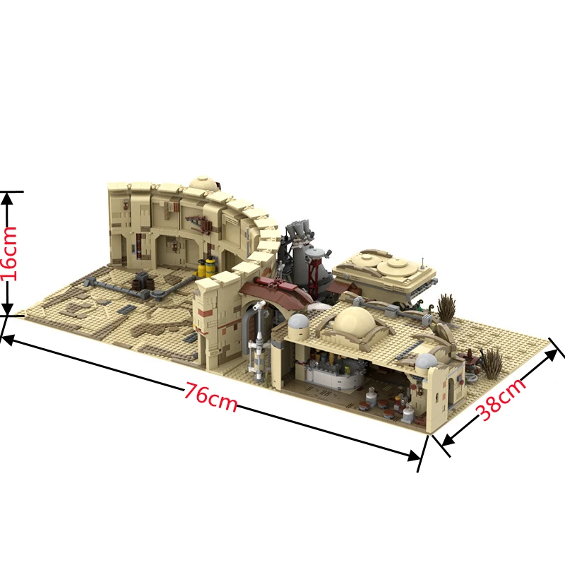 

New Star Series Mos Eisley Spaceport from A New Hope 1977 MOC Creator Building Blocks Bricks MOC-41406 Toys For Children Kids