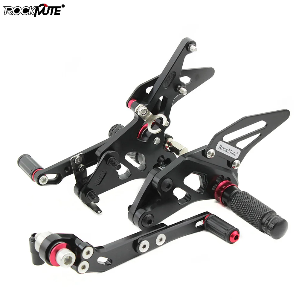 

Motorcycle Adjustable Rider Rearset For SUZUKI GSX-R1000 2009-2016 CNC Aluminum Foot Pegs Pedal Footrest