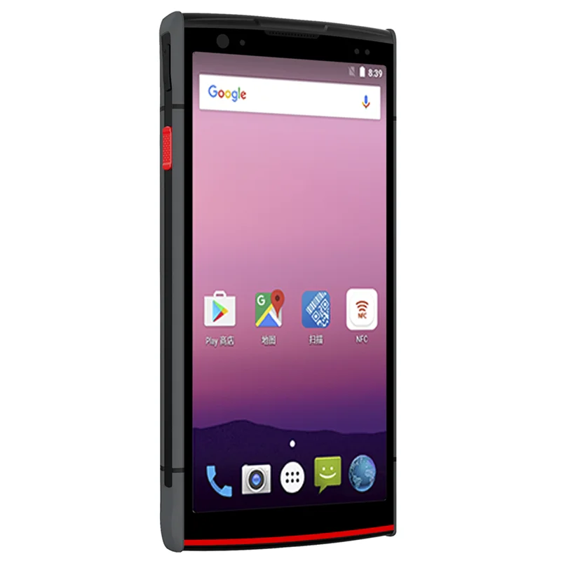 2D Портативный сканер Android Прочный терминал сбора данных 4G Wifi 5 ''сенсорный