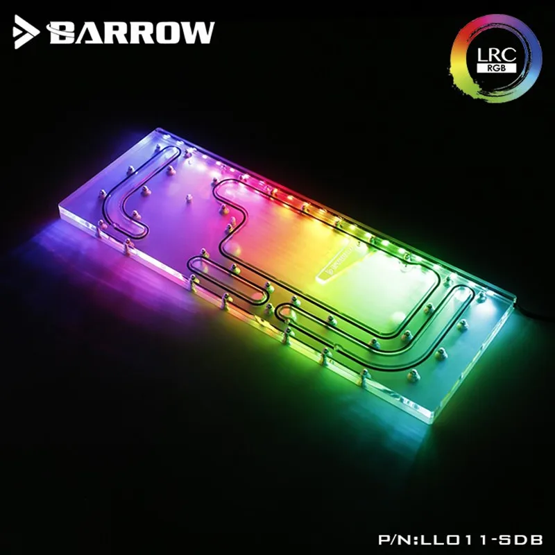 

Barrow water cooler PC LLO11-SDB V1 waterway boards for lian li PC-O11 dynamic case for Intel CPU water block&single GPU