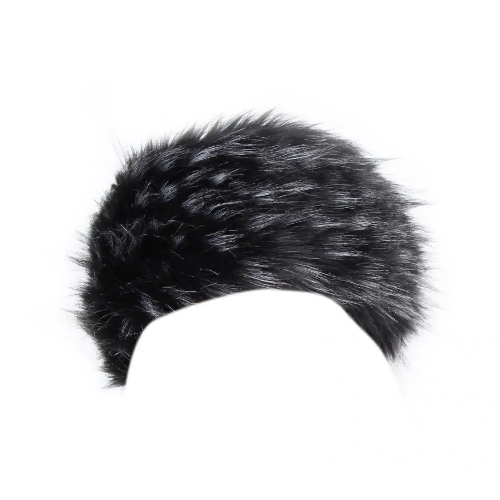 Повязка на голову популярная головная уборка пушистая утолщенная повязка для