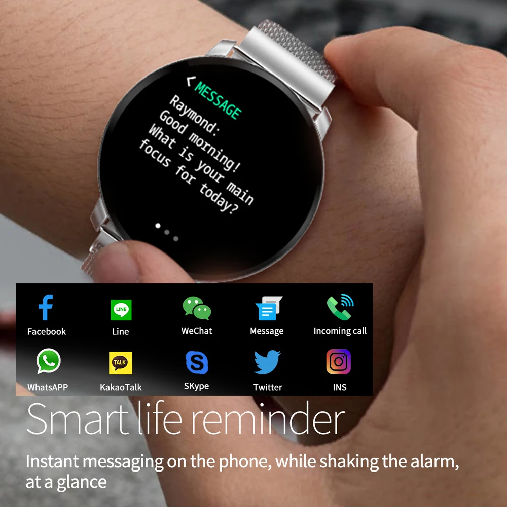 Смарт-часы CF68 с сенсорным экраном мужские водонепроницаемые спортивные женские