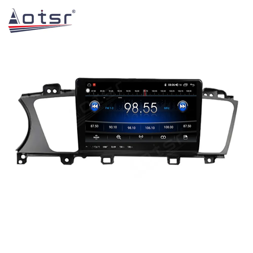 저렴한 기아 카덴자 (K7) 용 카 라디오 스테레오 GPS 내비게이션 멀티미디어 플레이어 안드로이드 10, 6 + 128GB, 2011 - 2012 2013 - 2017