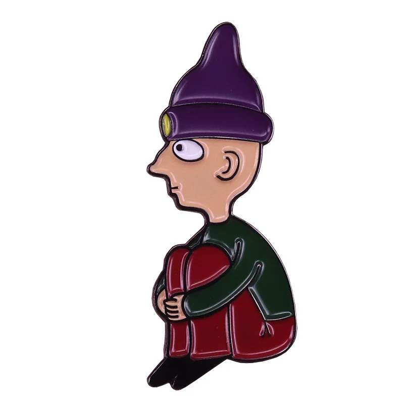 Эмалированная заколка Robin радио параноид андроид значок музыкальный аксессуар