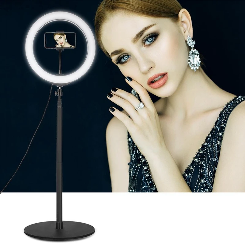 PULUZ PKT3039 140 см круглое основание настольное крепление + 10 2 дюйма 26 светодиодный