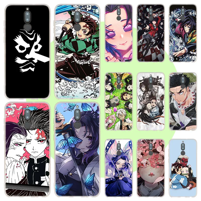 

Kimetsu no Yaiba Anime Demon Slayer Phone Case For Huawei Mate 30 20 10 Lite Pro 20X Nova 3 4 5t 3epro 5i Y7a LITE Plus