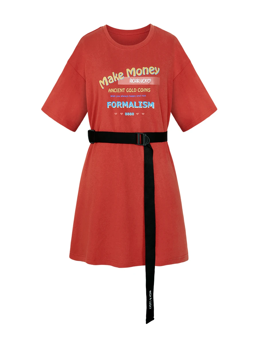 Mg Small как модная индивидуальность две одежды T bity Woman 2019 Легко Досуг время шоу