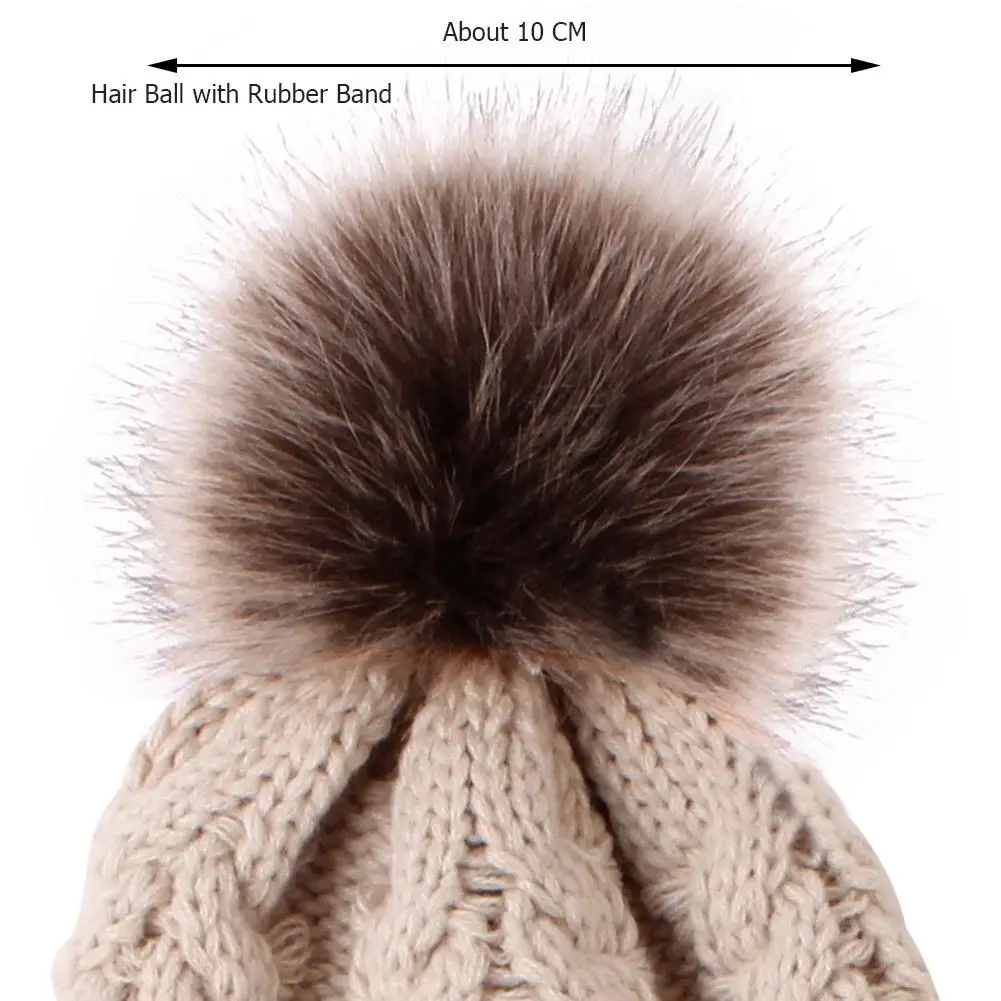 

12pcs Fashion Small Pompon Fake Fur Ball Pendant with Rubber Band DIY Handcraft Cultivate Hands-on and Thinking Skills