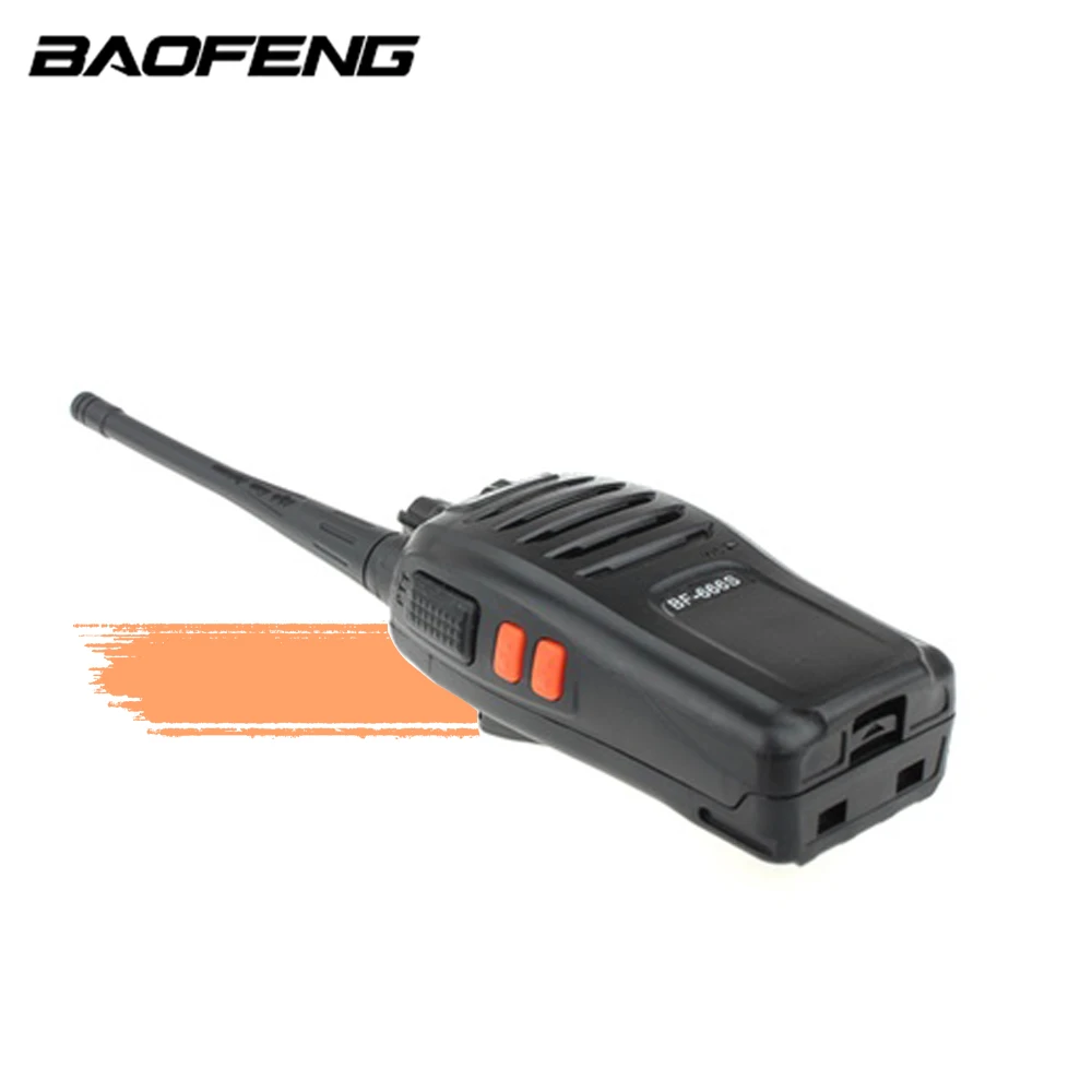 2 шт. Baofeng UHF радио 666S 400-470MHz 16 каналов двухстороннее 666s 5 ватт рация BF-666S Ham Радио для