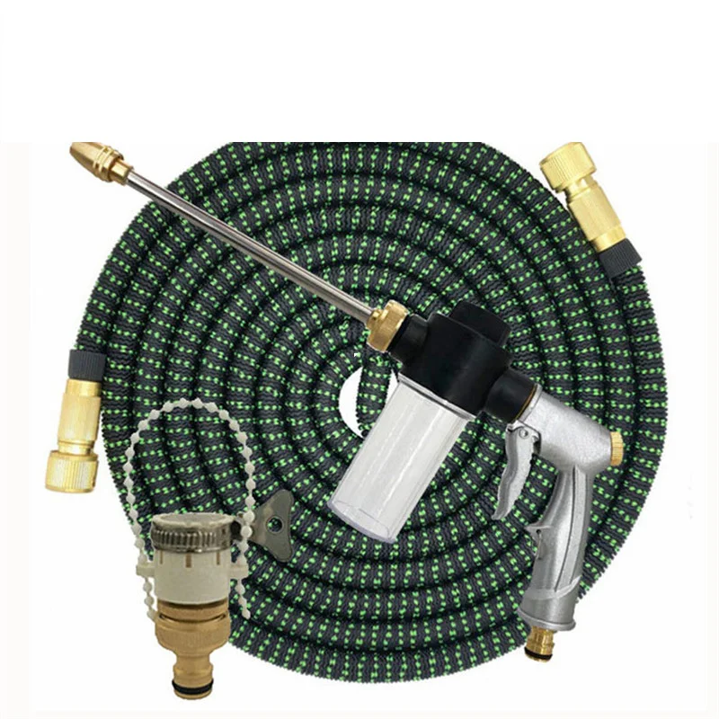 Телескопический садовый шланг светильник легкий и износостойкий пистолет