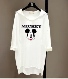 Женские Летние Осенние повседневные свободные толстовки с капюшоном и длинным