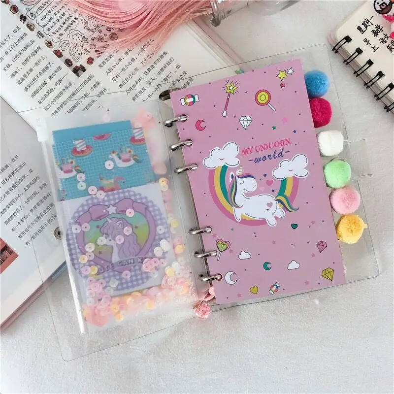 Чехол для карт с изображением единорога фламинго 45 бумаги А6 чехол блокнота