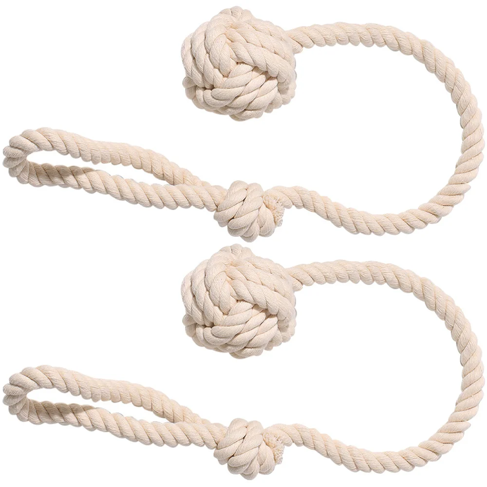 

2pcs Blackout Curtain Tieback Color Cotton Rope Knot Curtain Tieback