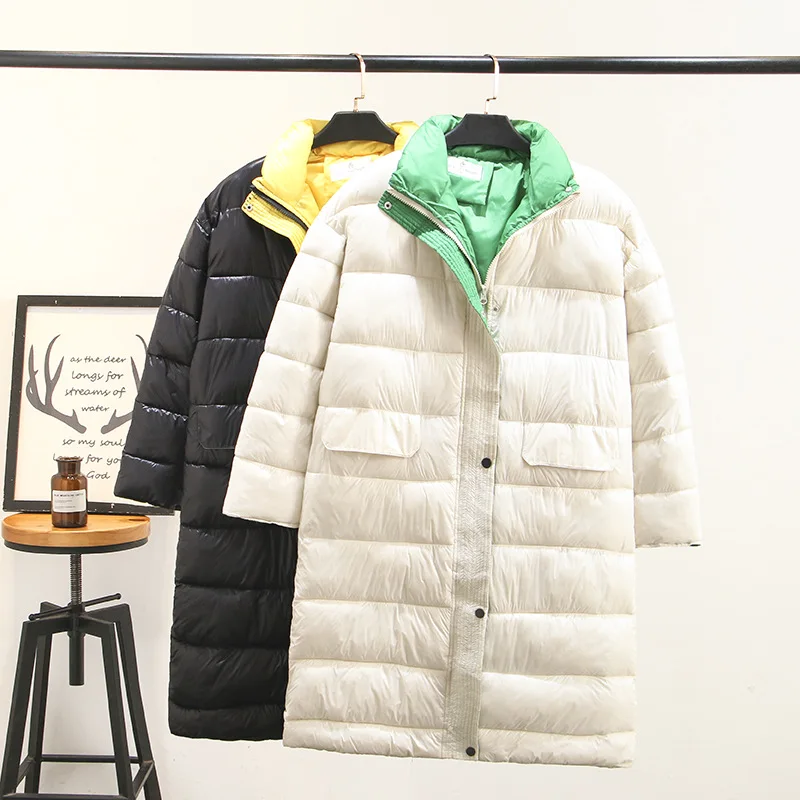 Зимние Повседневные Длинные парки 2019 размера плюс модная одежда свободного кроя