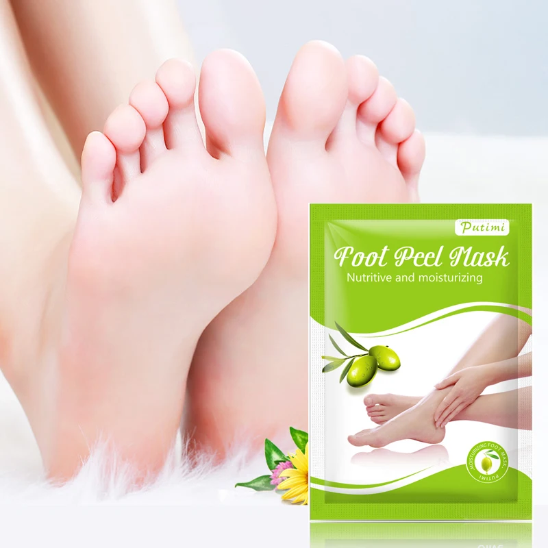 PUTIMI 3 пары пилинг маска для ног Отшелушивание педикюр носки анти трещина пятка