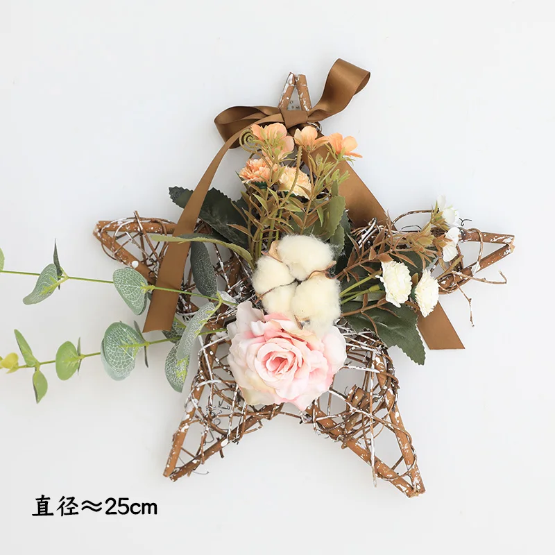

Star Christmas Decorations Craft Outdoor Hangings Present Christmas Ornaments Indoor Decorazioni Natalizie Home Decor EA6SDG