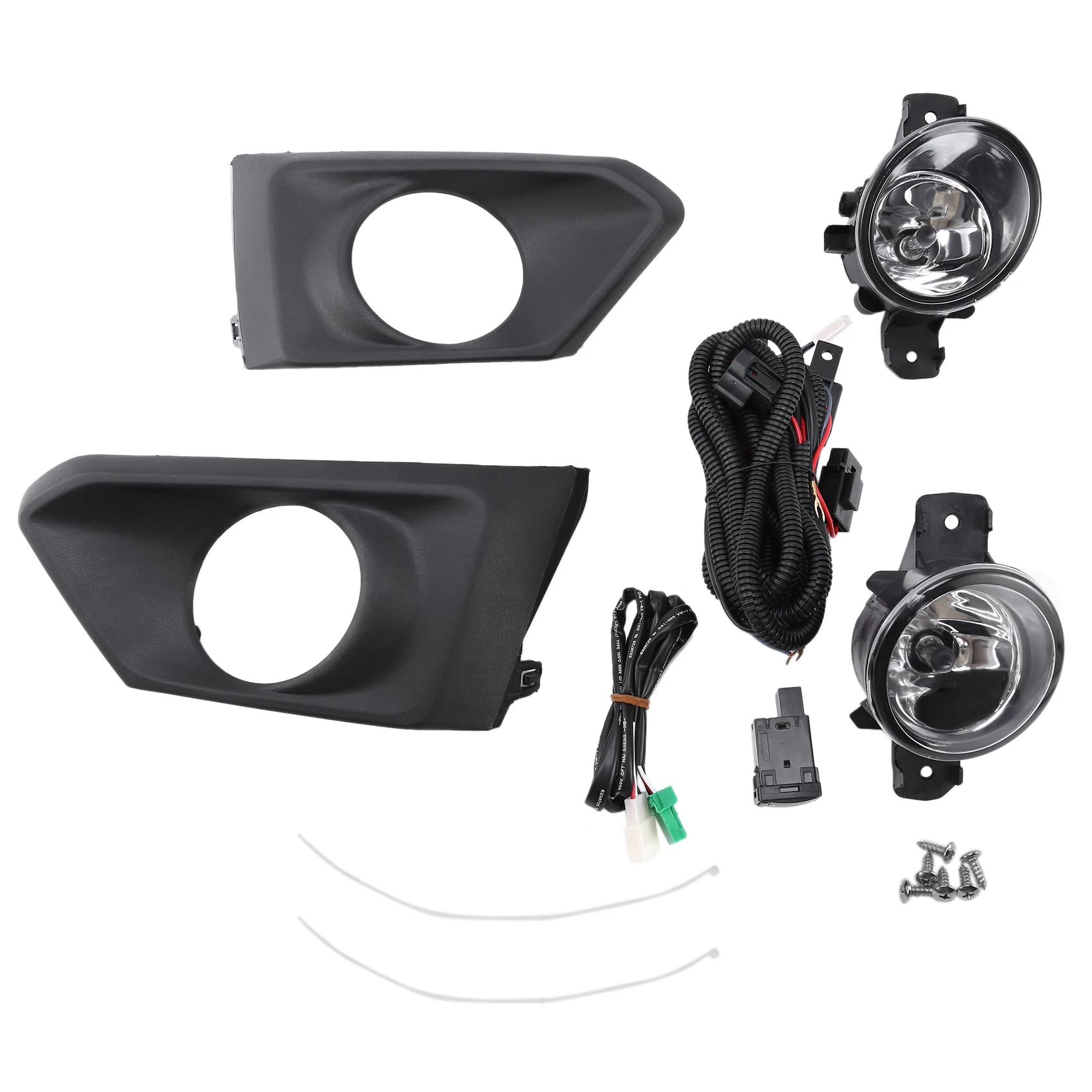 

for Nissan Altima 2019-2020 Pair Front Bumper Fog Light Lamp Assembly +Wiring +Switch Kit