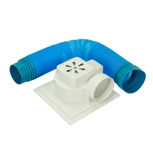 Вытяжной вентилятор для лазерной машины 220 В, Очищающий дым, произведенный в работе, 40 Вт, с вытяжной трубкой диаметром 10 см или 15 см, длина 2 м