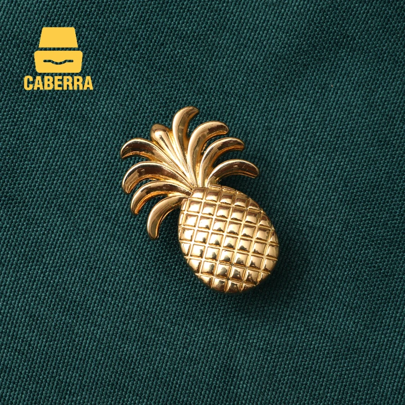 

Copper Color Furniture Handles Pineapple-shaped Drawer Knobs Handles for Cabinets and Drawers Dresser Knobs Wardrobe Pulls
