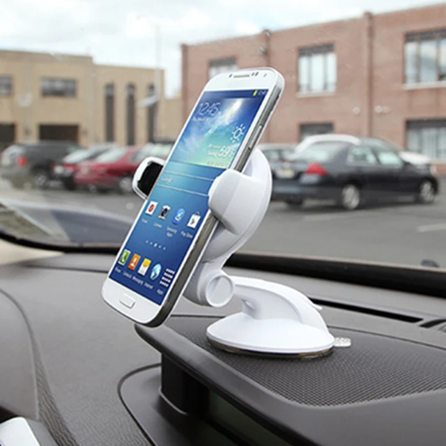 white Автомобильный держатель для телефона Mini для iPhone X XS 8 6 Plus лобовое стекло автомобильное крепление подставка для телефона присоска держатель Smartphpne Авто поддержка - Цвет: white