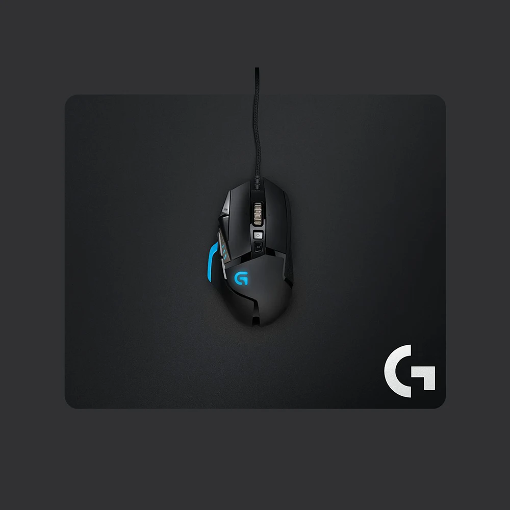 Logitech Mouse Pad G240 Cloth Gaming with Rubber Fabric Texture Moderate Surface for Using Low-DPI Setting | Компьютеры и офис