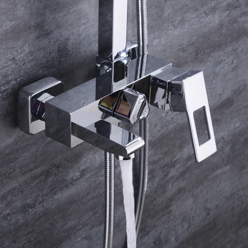 Медный верхний Душ Туалет набор для душа тройной костюм давления | Обустройство