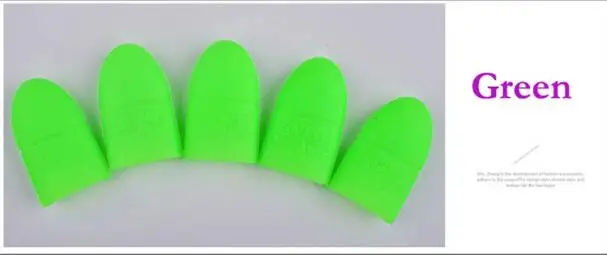 green 5 шт. наконечники для дизайна ногтей УФ-Гель-лак для удаления обертывания Силиконовый Эластичный замачиваемый колпачок маникюрные ногти советы для очистки лака инструмент повторное использование - Цвет: green