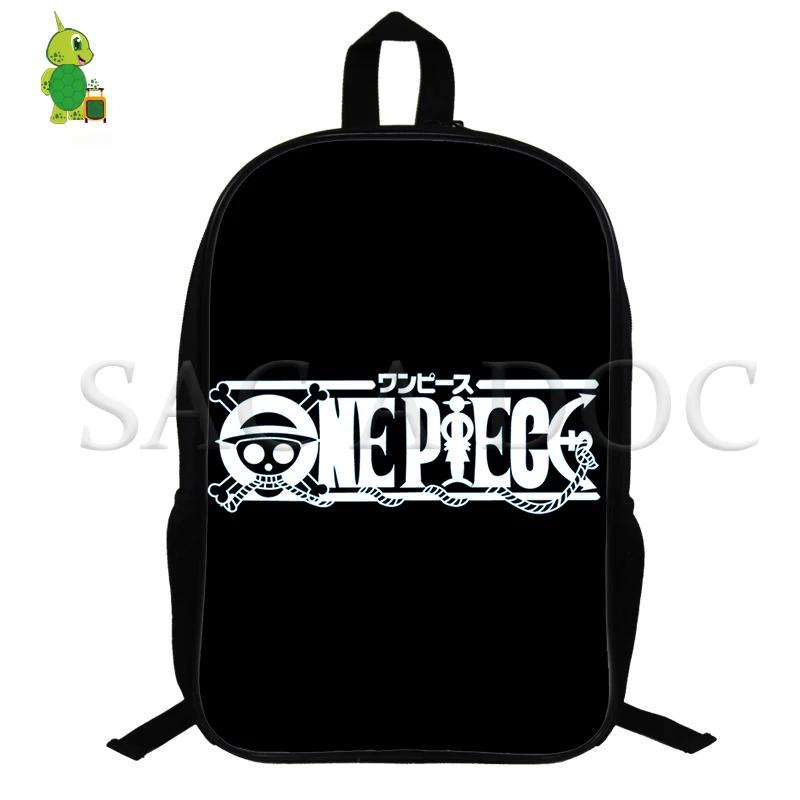 Аниме one piece D. luffy рюкзак для мальчиков и девочек Mochila школьные сумки для подростков 14,5 дюймов Рюкзак на заказ дорожные сумки - Цвет: 18