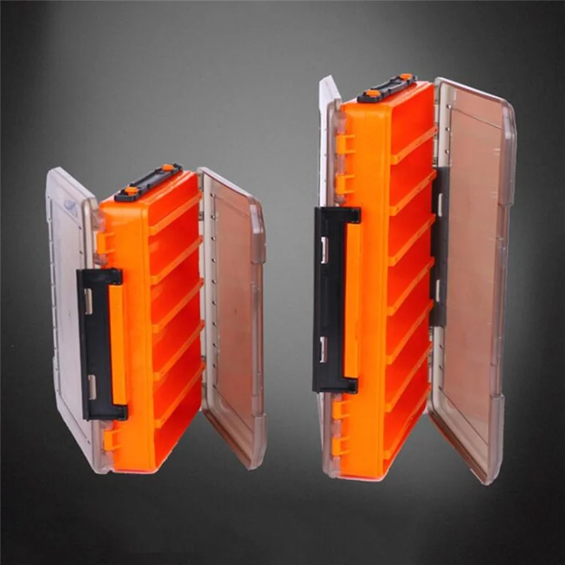 

Fishing Lure Box Tackle Box Double-decker Bait Fishing Gear Storage Box Double Sided Tackle Box Sub-bait Box Portable