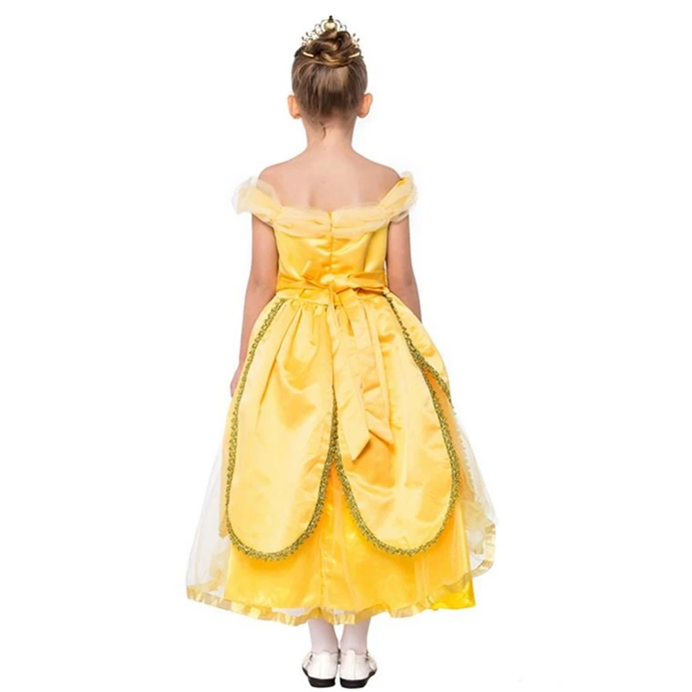 Хэллоуин Девушки взрослый костюм принцессы желтая Фея Женщины Ретро Суд платье