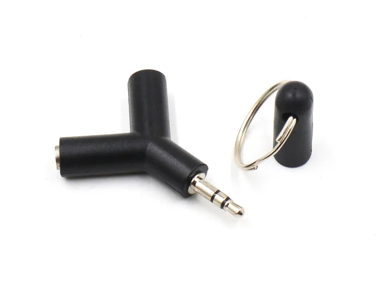 Y образный адаптер для наушников 3 5 мм с двойным штекером разветвитель