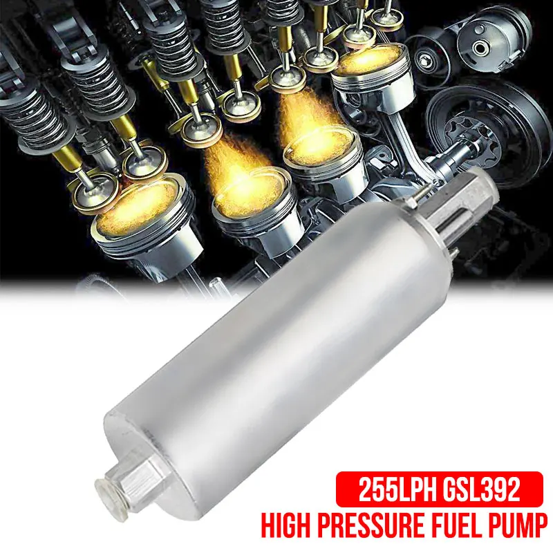 255LPH GSL392 топливный насос высокого давления внешний встроенный комплект фитингов