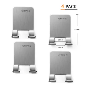 Держатель для бритвы мужской, из нержавеющей стали оптовая полка, 4 шт.